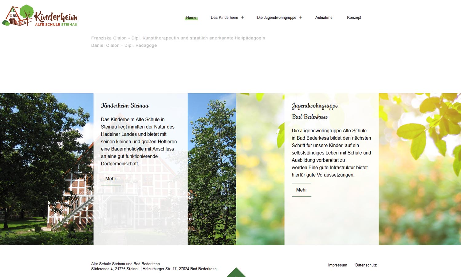 Webseiten Kinderheim Steinau