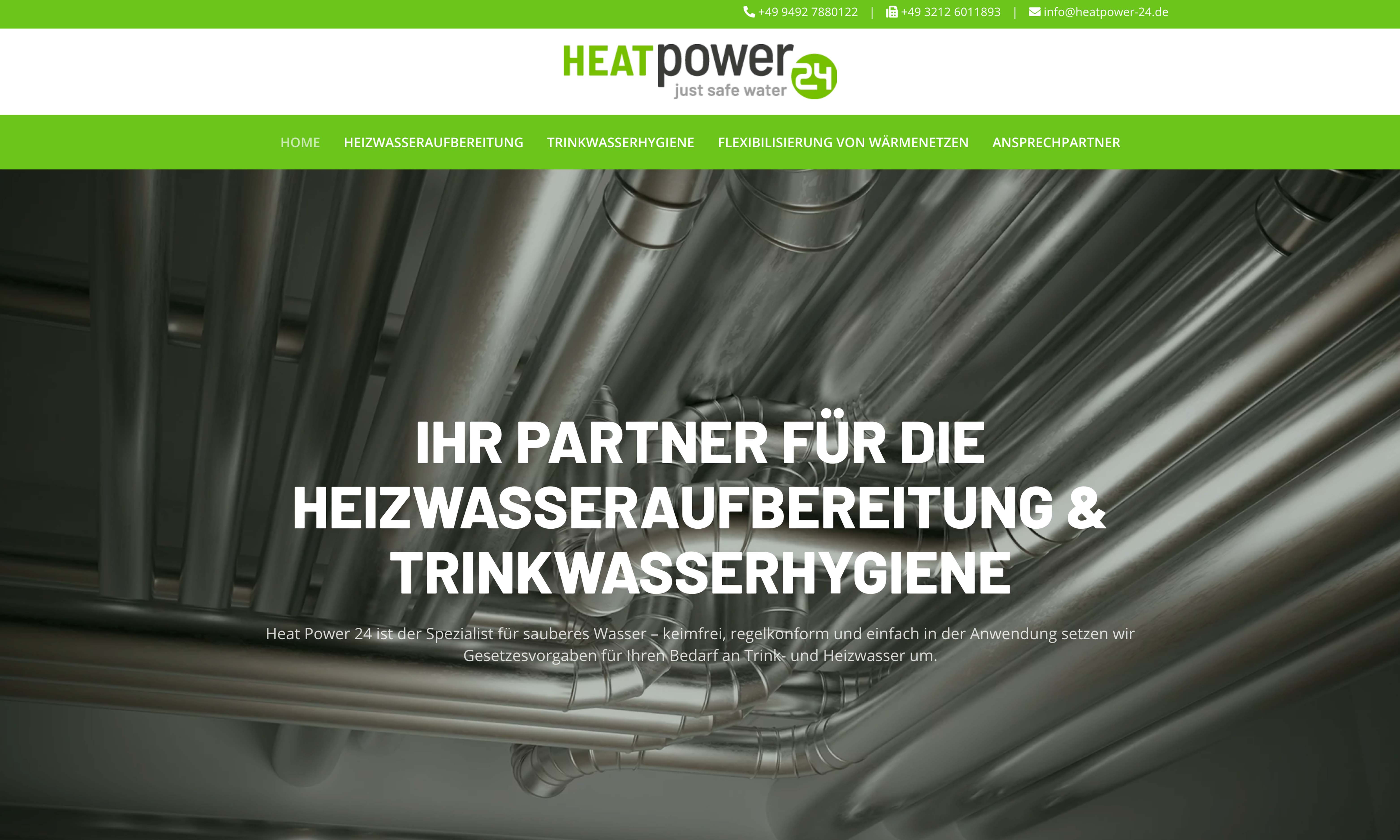 Webseite Heat Power24
