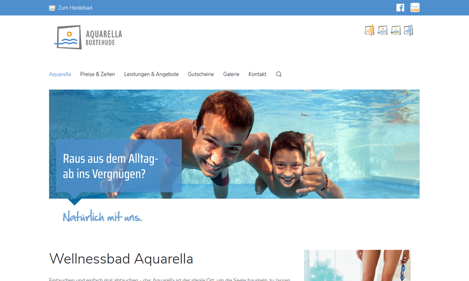 Webseiten Schwimmbad Buxtehude