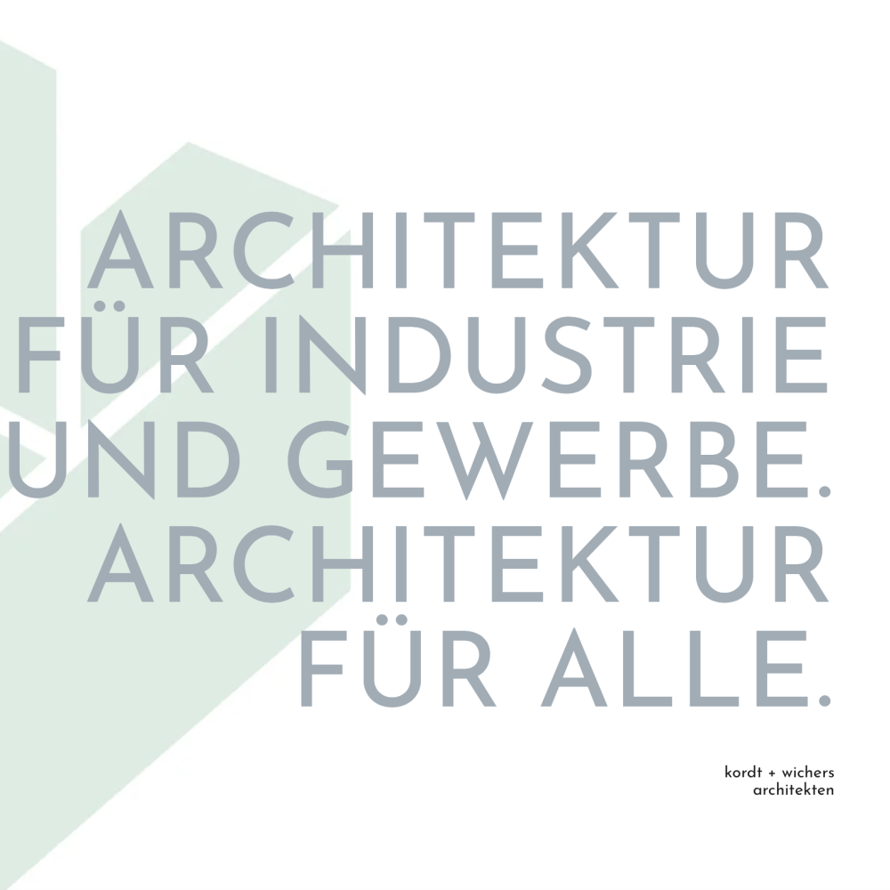 Projekt: Kordt und Wichers Architekten